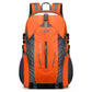 Orange Lightweight Hiking Backpack - Waterproof Outdoor Travel & Camping Bag with Multi-Compartment Design