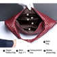 Light Gray Elegant Woven PU Leather Hobo Bag - Stylish Large-Capacity Shoulder Handbag for Women