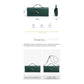 Deep Green Luxury Woven PU Leather Clutch - Elegant Women&