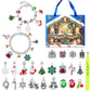 M-21 Christmas Jewelry Advent Calendar - DIY Charm Bracelet Kit with 24 Days of Surprises