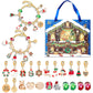 M-13 Christmas Jewelry Advent Calendar - DIY Charm Bracelet Kit with 24 Days of Surprises