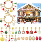 M-17L Christmas Jewelry Advent Calendar - DIY Charm Bracelet Kit with 24 Days of Surprises