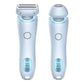 Blue 2-in-1 Electric Razor for Women - Multifunctional Rechargeable Hair Removal Shaver