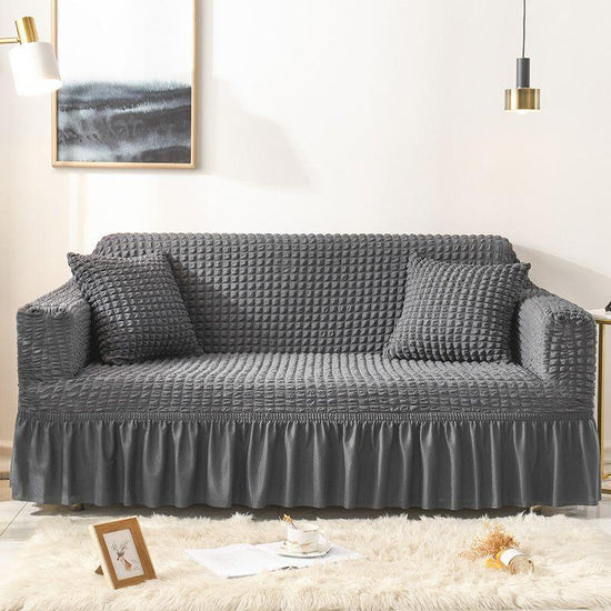 Elastic sofa cover-gray (145-185cm)