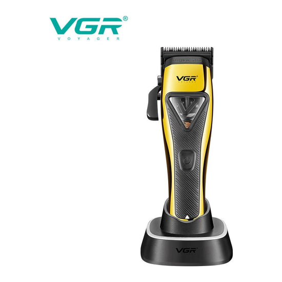 VGR Professional Hair Clipper Set - 9000 RPM Vector Motor, Rechargeable Cordless Grooming Kit with Accessories