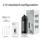 L13 Black Portable Electric Water Flosser - Handheld Teeth Cleaner, USB Rechargeable, Deep Oral Irrigator
