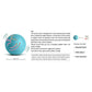 2PCS Blue Rechargeable Automatic Jumping Pet Toy Ball - Interactive Smart Play Ball for Dogs & Cats