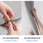 Off-white Bathroom Floor Mat Set - U-Shaped Toilet Mat 50*50cm & Rectangular 60x90cm Mat for Bathroom