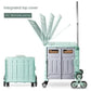Nordic Green Climbing Wheel Folding Cart - Compact and Durable for Outdoor Camping and Picnics