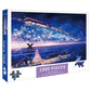 (2 PCS) 1000-Piece Star Train Jigsaw Puzzle - High Difficulty Stress-Relief  Toy