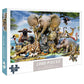 (2 PCS) 1000-Piece Animal World Jigsaw Puzzle - High Difficulty Stress-Relief  Toy