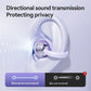 Purple M79 Spherical OWS Over-Ear Bluetooth Earphones - Wireless, Stylish Design, Superior Sound Quality