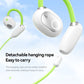 Green M80 Transparent OWS Over-Ear Bluetooth Earphones - Wireless, Clear Sound, Stylish Design