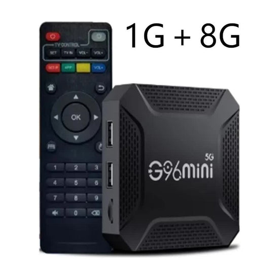 G96mini 5G Android TV Box - RK3228 Processor, 8K HD, Android 13.0, WiFi 5, Smart TV Box(1G+8G)