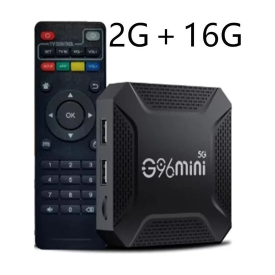 G96mini 5G Android TV Box - RK3228 Processor, 8K HD, Android 13.0, WiFi 5, Smart TV Box(2G+16G)