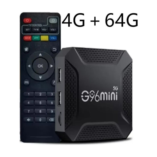 G96mini 5G Android TV Box - RK3228 Processor, 8K HD, Android 13.0, WiFi 5, Smart TV Box(4G+64G)