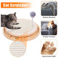 Wooden Interactive Cat Toy – Spinning Track & Wand Toy, Engaging Pet Toy for Cats, Fun Play and Exercise