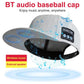 Black Wireless Speaker Hat - Bluetooth 5.4 Baseball Cap with Dual Speakers for Outdoor Sports and Music, Hands-Free Audio Experience