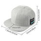 Ash Gray Wireless Speaker Hat - Bluetooth 5.4 Baseball Cap with Dual Speakers for Outdoor Sports and Music, Hands-Free Audio Experience