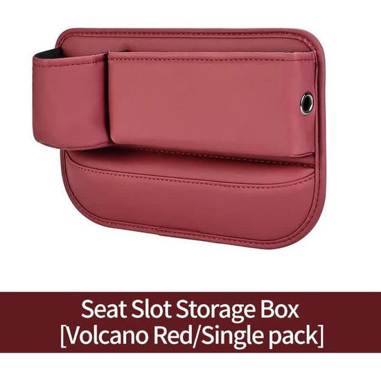 Red-right Car Seat Gap Storage Box - Practical Car Organizer, Gap Filler for Easy Access and Extra Storage