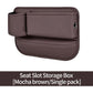 Brown-right Car Seat Gap Storage Box - Practical Car Organizer, Gap Filler for Easy Access and Extra Storage