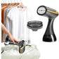 Black Handheld Garment Steamer - Portable Mini Steam Iron for Home Use, Wrinkle Remover & Fabric Freshener, Small Travel-Friendly Iron for Clothes, Steam Spray Clothes Steamer