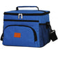 Blue Large Capacity Picnic Bag - Waterproof PEVA Insulated Cooler Bag, Outdoor, Car Use, and Shoulder Crossbody Thermo Bag
