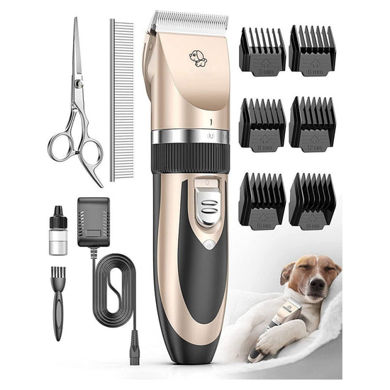 Silent Pet Hair Clipper - Electric Grooming Clippers for Dogs & Cats