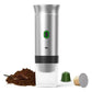 Black Portable Espresso Coffee Machine - Universal 3-in-1 Capsule, Coffee Powder, and Espresso Maker