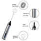 Rechargeable Electric Milk Frother, Handheld Foam Maker, Coffee Frothing Wand, Whisk for Milk, Coffee, and Baking