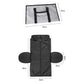 Grey Multi-Functional Travel Duffel Bag with Suit Storage, Foldable Garment Bag for Business Trips