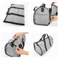 Grey Multi-Functional Travel Duffel Bag with Suit Storage, Foldable Garment Bag for Business Trips