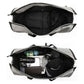 Grey Multi-Functional Travel Duffel Bag with Suit Storage, Foldable Garment Bag for Business Trips
