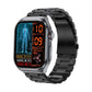 Black Smartwatch with Bluetooth Calling, ECG, Blood Pressure, Heart Rate, and Multi-Sport Modes