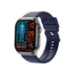 Blue Smartwatch with Bluetooth Calling, ECG, Blood Pressure, Heart Rate, and Multi-Sport Modes