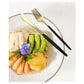 Colorful Color Premium 24-Piece Stainless Steel Cutlery Set - Elegant Golden Steak Knife, Fork, and Spoon Set in Luxury Gift Box