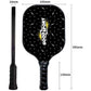 Bubble Hall Fiberglass Pickleball Paddle Set - Vibrant Design for Enhanced Gameplay