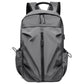 Grey Business Casual Laptop Backpack with USB Charging Port - Travel, Work, and Student Use