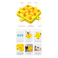 Yellow Interactive Slow Feeder Puzzle Toy for Dogs - Durable Pet Food Dispenser Bowl