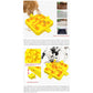 Yellow Interactive Slow Feeder Puzzle Toy for Dogs - Durable Pet Food Dispenser Bowl