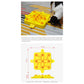 Yellow Interactive Slow Feeder Puzzle Toy for Dogs - Durable Pet Food Dispenser Bowl