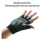 L Pink Fingerless Sports Gloves - Non-Slip Silicone Palm Pads for Cycling, Weightlifting, and Fitness Training