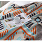 70X100cm Bohemian Woven Throw Blanket - Soft Decorative Sofa Cover with Tassels for Living Room and Bedroom