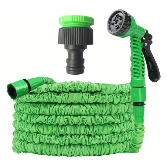 15m Anti-Kink Expandable Garden Hose - Flexible, Tangle-Free Water Hose with Adjustable Spray Nozzle