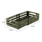 Green Foldable Industrial Storage Crates - Portable Outdoor Collapsible Storage Box for Home and Travel