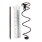 Decorative Garden Rain Gauge – Glass Rain Meter with Metal Stake and Bird Design