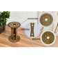 Wooden Kumihimo Marudai Stand – Craft Tool for Braiding and Creative Cord Making