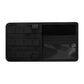 Black Car Sun Visor Organizer - Tactical Molle Storage Panel with Multi-Pocket Design