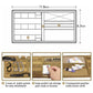 Black Car Sun Visor Organizer - Tactical Molle Storage Panel with Multi-Pocket Design