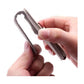 Beige Multifunctional Car Sun Visor Glasses Clip with Card Holder - Compact and Convenient